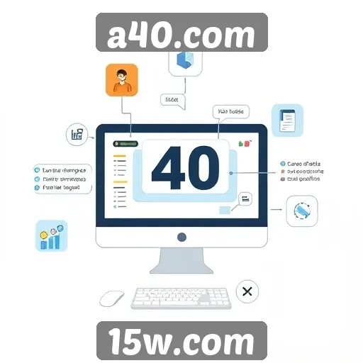 Análise das funcionalidades interativas do site a40.com